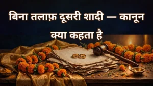 बिना तलाक दूसरी शादी के कानून की जानकारी — बीएनएस धारा 82, सज़ा और कानूनी प्रक्रिया
