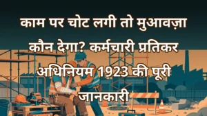 काम पर चोट मुआवज़ा — कर्मचारी प्रतिकर अधिनियम 1923 के तहत मज़दूर को चोट पर मुआवज़ा कैसे मिलेगा