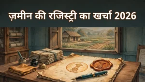 ज़मीन की रजिस्ट्री का खर्चा — स्टांप ड्यूटी और रजिस्ट्रेशन फीस का पूरा हिसाब